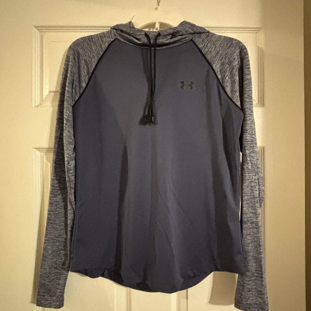 Under Armour Two-Tone Gray Performance Hoodie